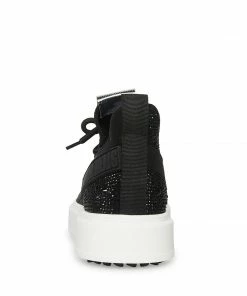 STEVEMADDEN JENA BLACK/BLACK GOLF SHOES