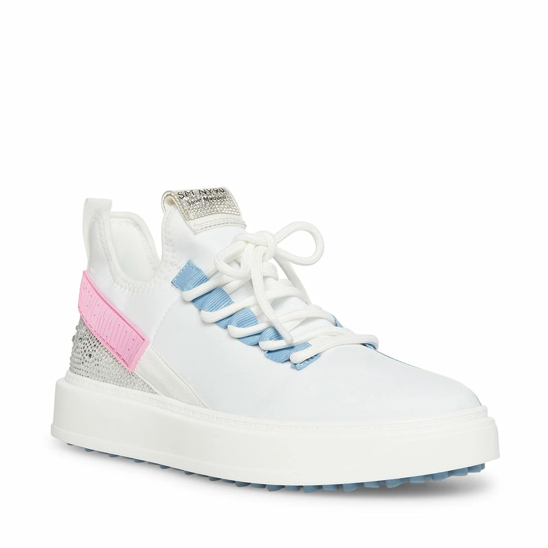 STEVEMADDEN GOLF SHOES JENA WHITE MULTI