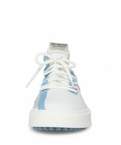 STEVEMADDEN GOLF SHOES JENA WHITE MULTI