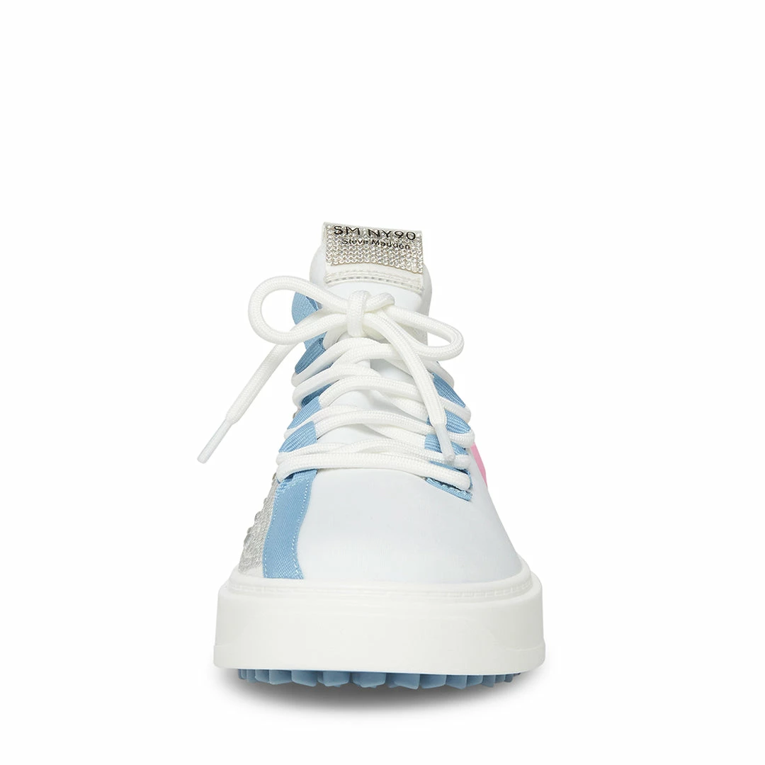 STEVEMADDEN GOLF SHOES JENA WHITE MULTI