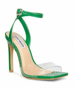 SteveMadden Clear Winners JESSENIA GREEN