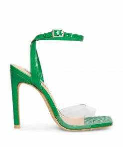 SteveMadden Clear Winners JESSENIA GREEN