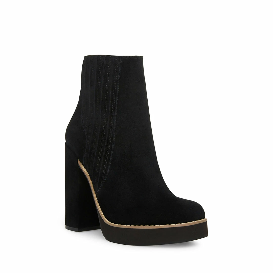 STEVEMADDEN NEW & NOW JOLINE BLACK SUEDE