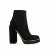 STEVEMADDEN NEW & NOW JOLINE BLACK SUEDE