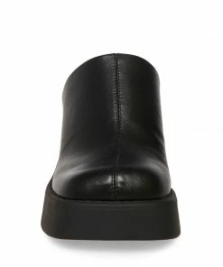 SteveMadden KAM BLACK LEATHER