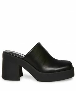 SteveMadden KAM BLACK LEATHER