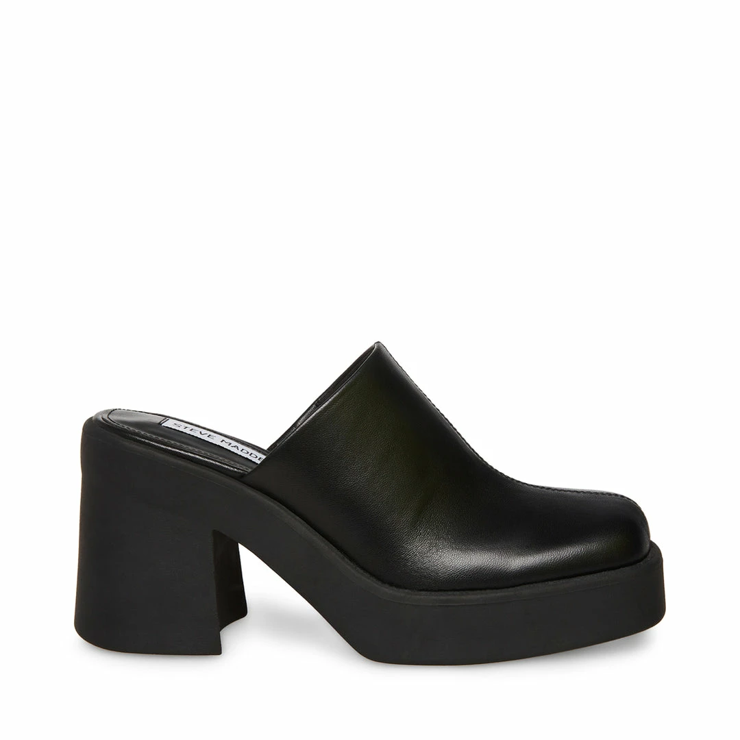 SteveMadden KAM BLACK LEATHER