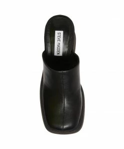 SteveMadden KAM BLACK LEATHER