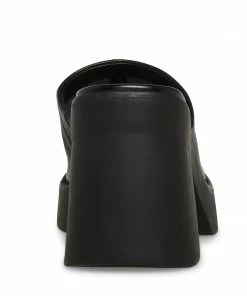 STEVEMADDEN KANE BLACK LEATHER