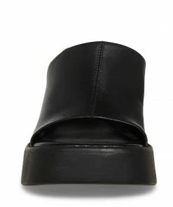 STEVEMADDEN KANE BLACK LEATHER