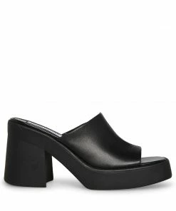 STEVEMADDEN KANE BLACK LEATHER