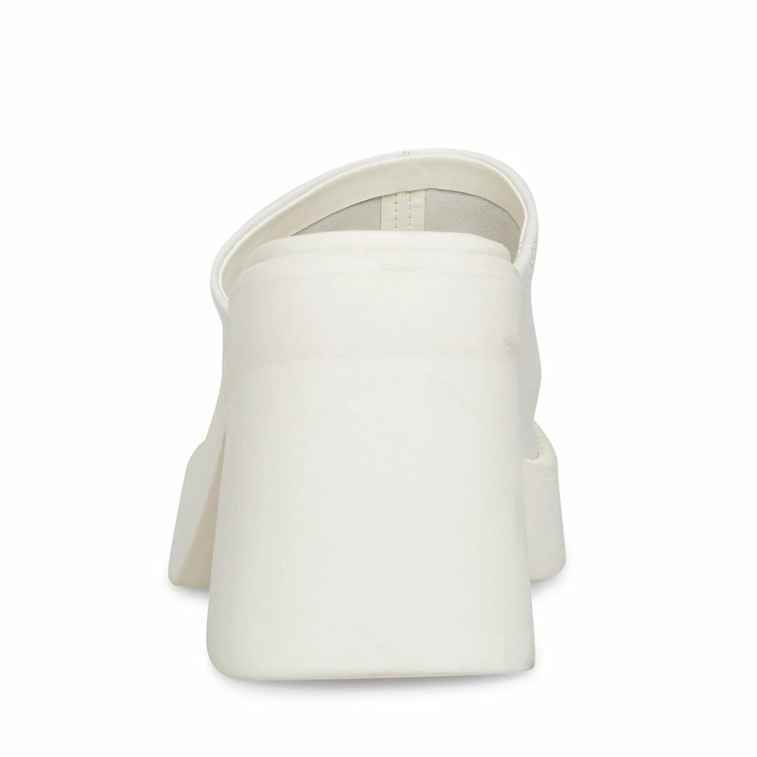 STEVEMADDEN KANE WHITE LEATHER WOMEN’S SHOES