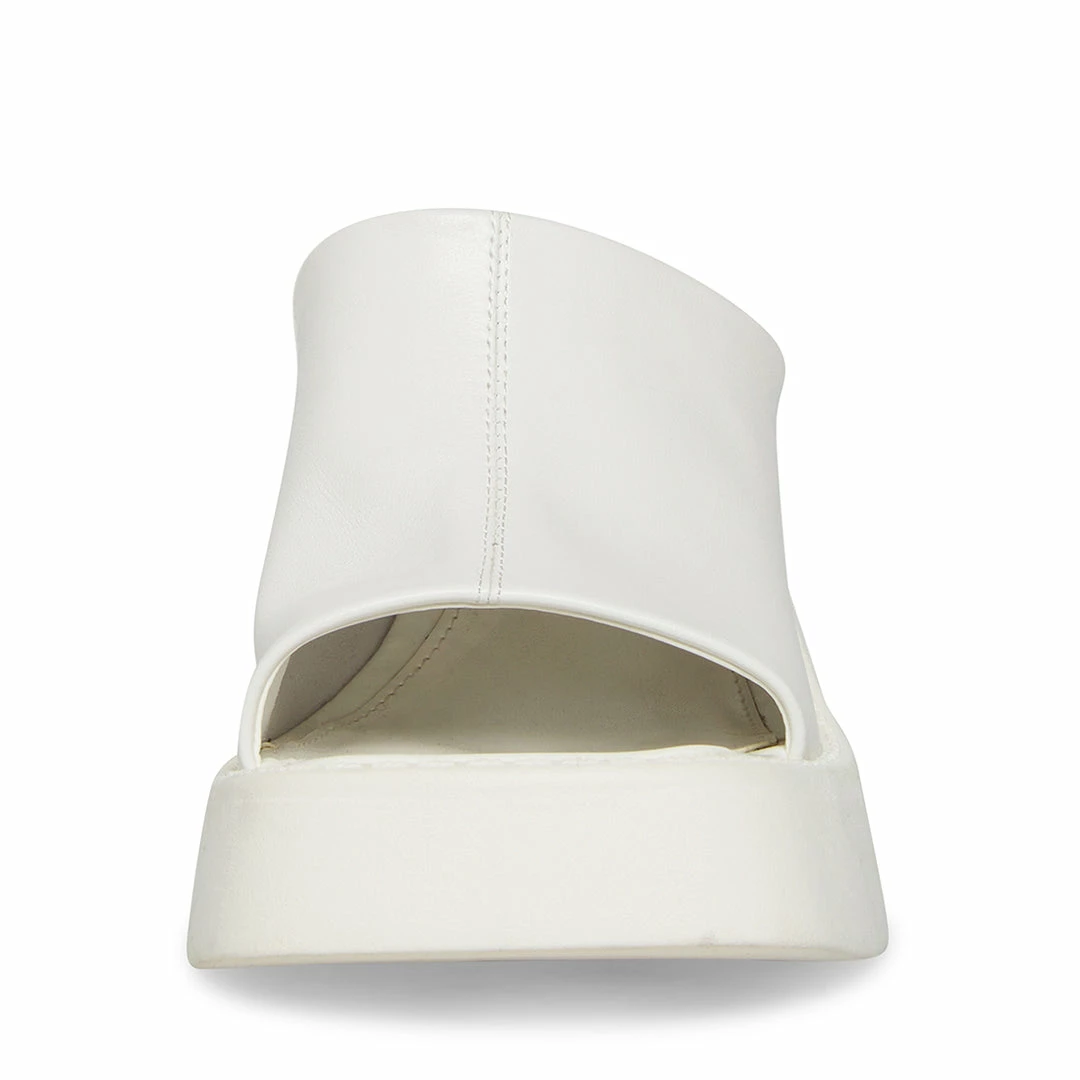 STEVEMADDEN KANE WHITE LEATHER WOMEN’S SHOES