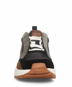 SteveMadden KEYAN BLACK MULTI WOMEN’S SHOES