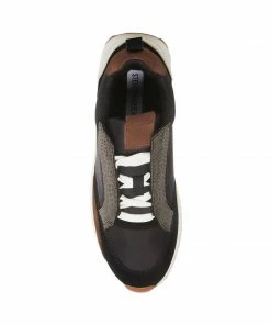 SteveMadden KEYAN BLACK MULTI WOMEN’S SHOES