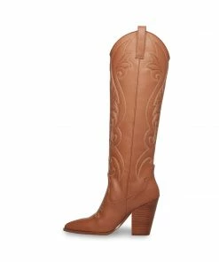 SteveMadden NEW & NOW LASSO COGNAC LEATHER