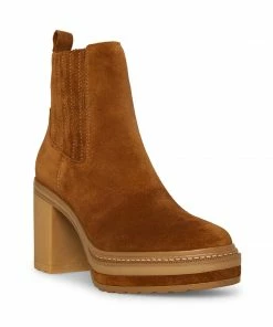 STEVEMADDEN LENNY CHESTNUT SUEDE NEW & NOW