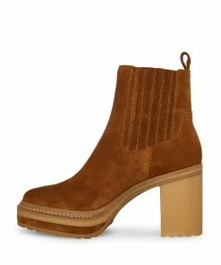 STEVEMADDEN LENNY CHESTNUT SUEDE NEW & NOW
