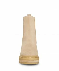 STEVEMADDEN LENNY SAND SUEDE NEW & NOW