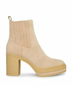 STEVEMADDEN LENNY SAND SUEDE NEW & NOW