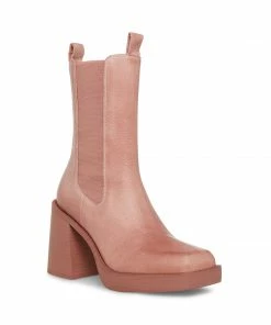 STEVEMADDEN NEW & NOW LIRA PINK LEATHER
