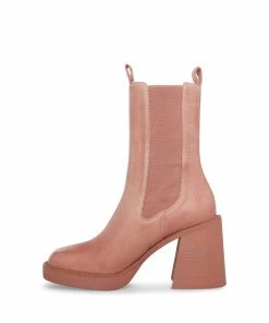 STEVEMADDEN NEW & NOW LIRA PINK LEATHER