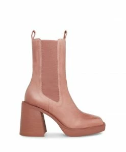 STEVEMADDEN NEW & NOW LIRA PINK LEATHER