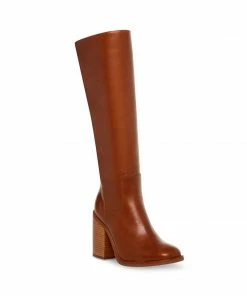 STEVEMADDEN LIZA TAN LEATHER NEW & NOW