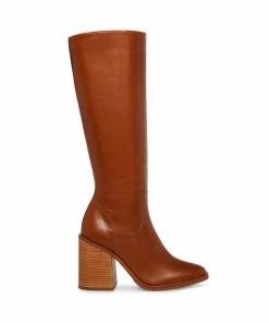 STEVEMADDEN LIZA TAN LEATHER NEW & NOW