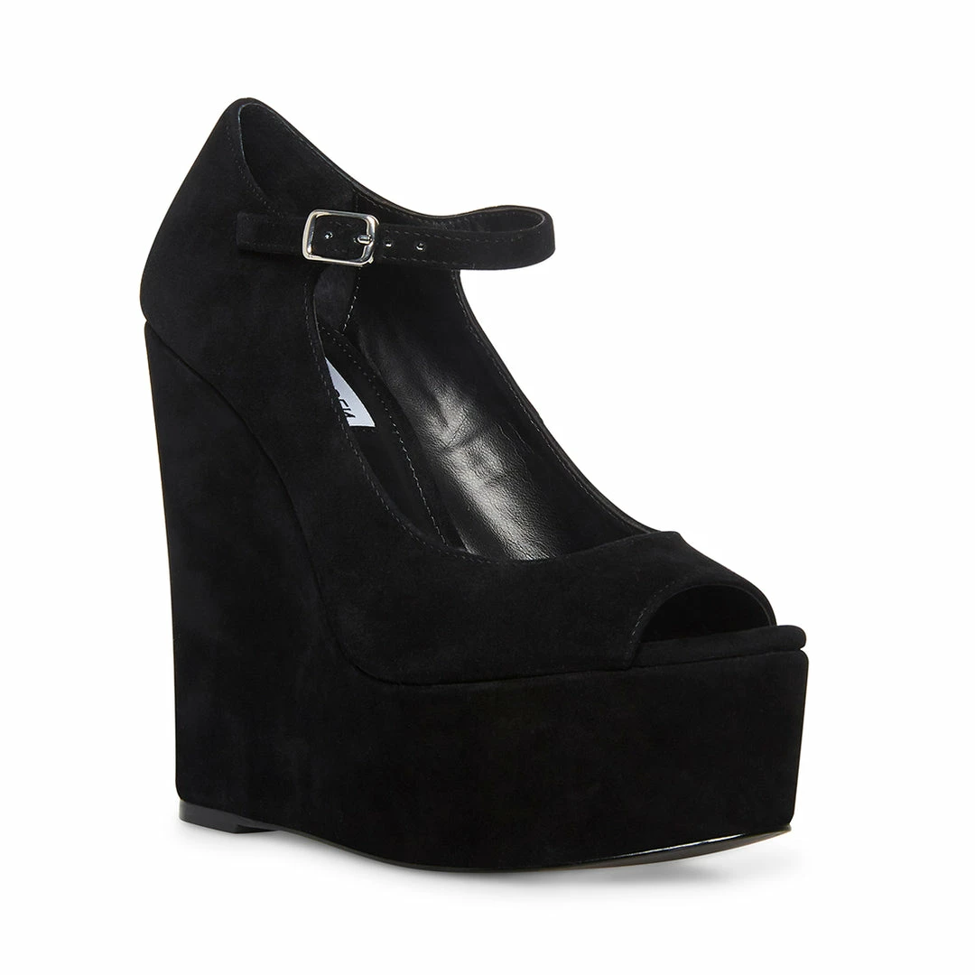 SteveMadden MACIE BLACK SUEDE