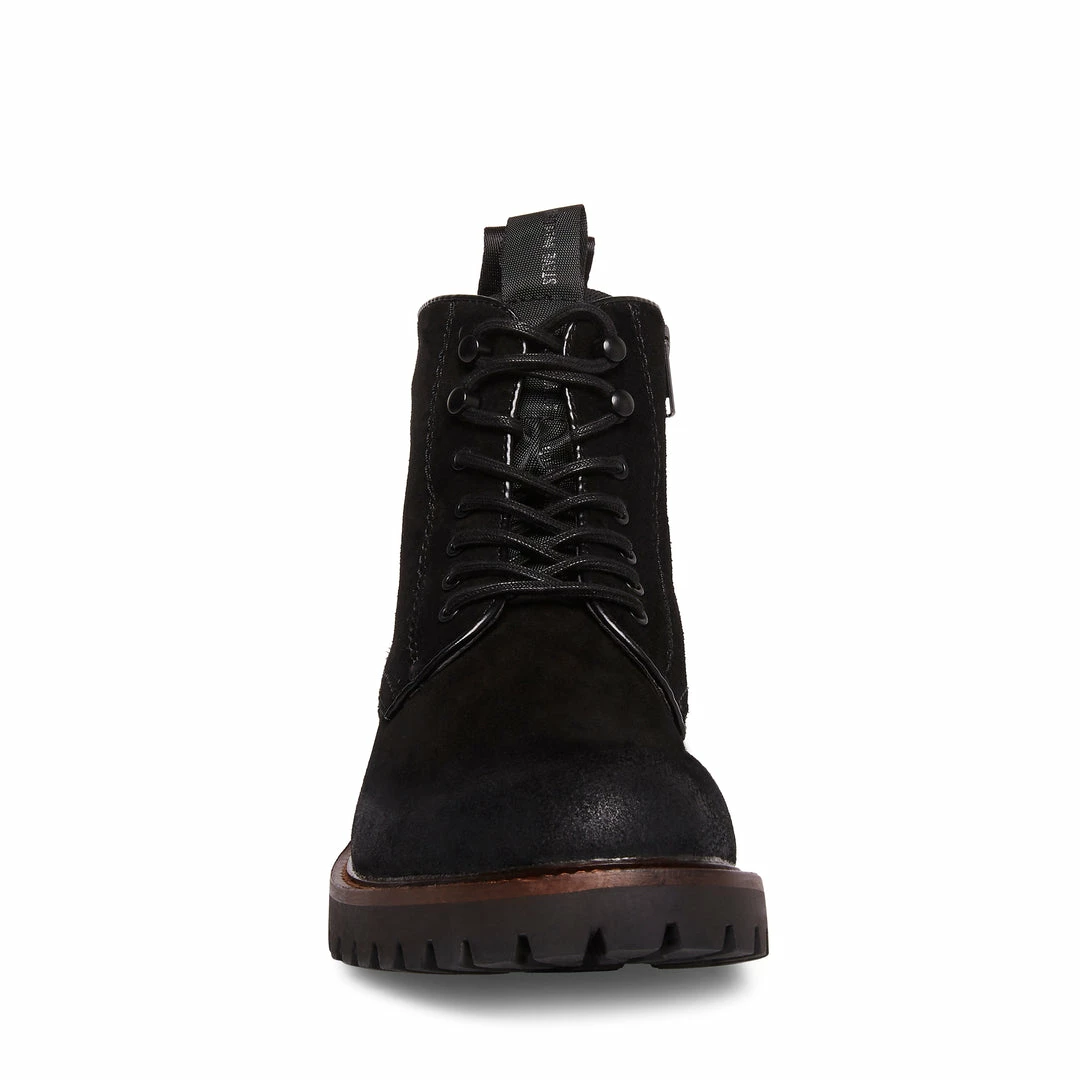 SteveMadden MEN'S MACKEE BLACK SUEDE