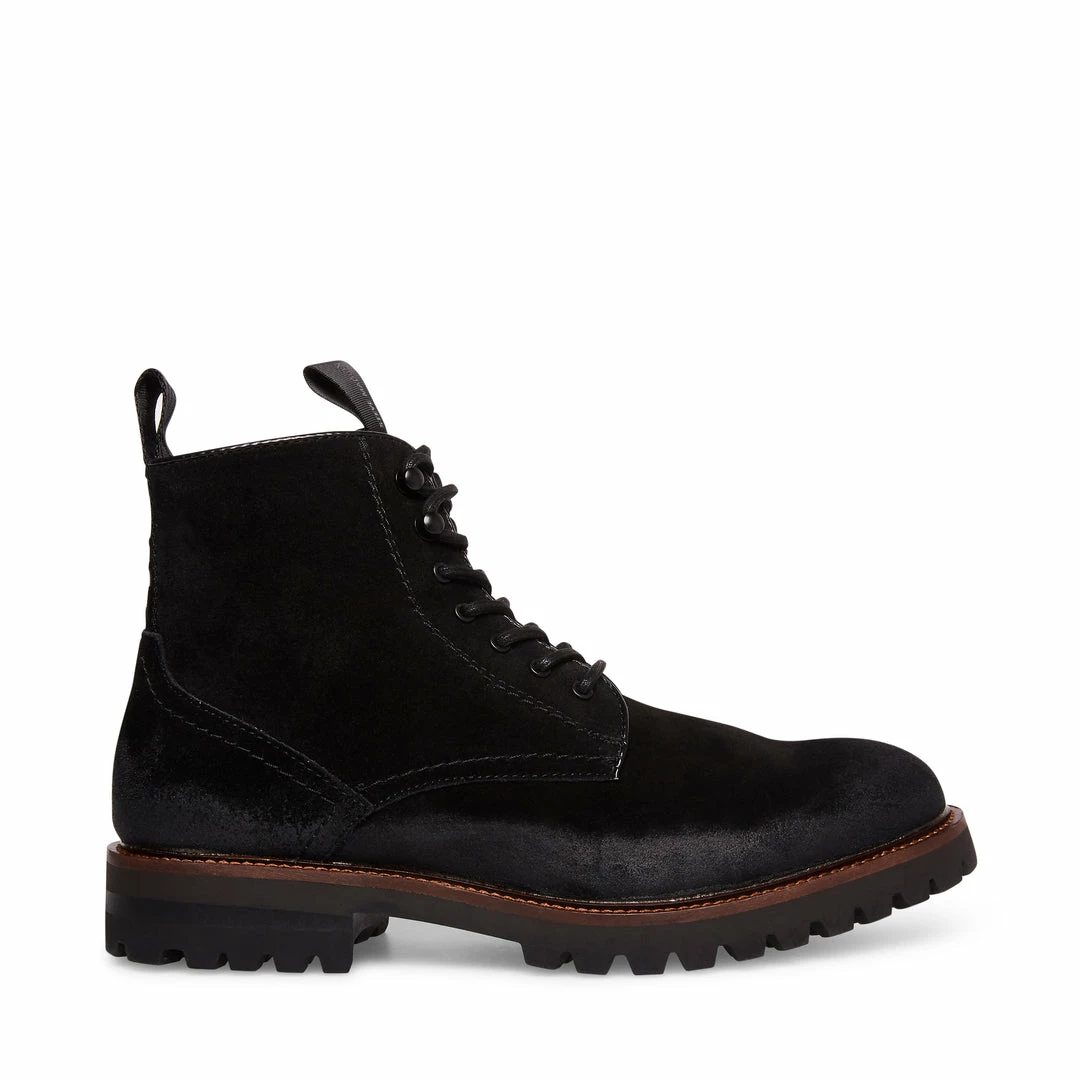 SteveMadden MEN'S MACKEE BLACK SUEDE