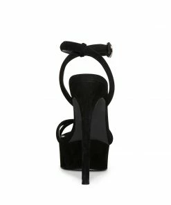 SteveMadden MARCIANA BLACK SUEDE WOMEN’S SHOES