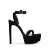 SteveMadden MARCIANA BLACK SUEDE WOMEN’S SHOES