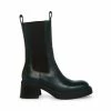 STEVEMADDEN MAREN DARK GREEN LEATHER