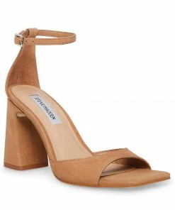 SteveMadden WOMEN’S SHOES MARGOT CAMEL NUBUCK