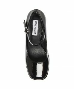 SteveMadden MINGLE BLACK PATENT