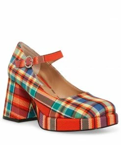 STEVEMADDEN MINGLE PLAID MULTI NEW & NOW