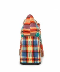 STEVEMADDEN MINGLE PLAID MULTI NEW & NOW