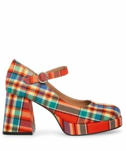 STEVEMADDEN MINGLE PLAID MULTI NEW & NOW