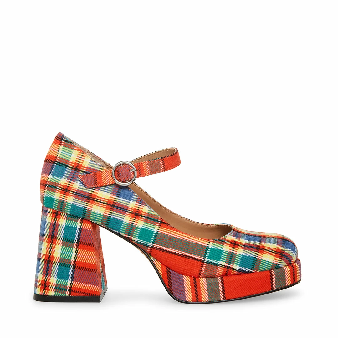 STEVEMADDEN MINGLE PLAID MULTI NEW & NOW