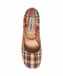 STEVEMADDEN MINGLE PLAID MULTI NEW & NOW
