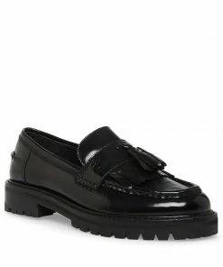 STEVEMADDEN MINKA BLACK LEATHER