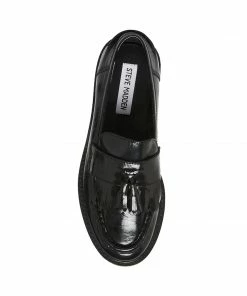 STEVEMADDEN MINKA BLACK LEATHER