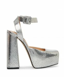 STEVEMADDEN MONICA SILVER SNAKE