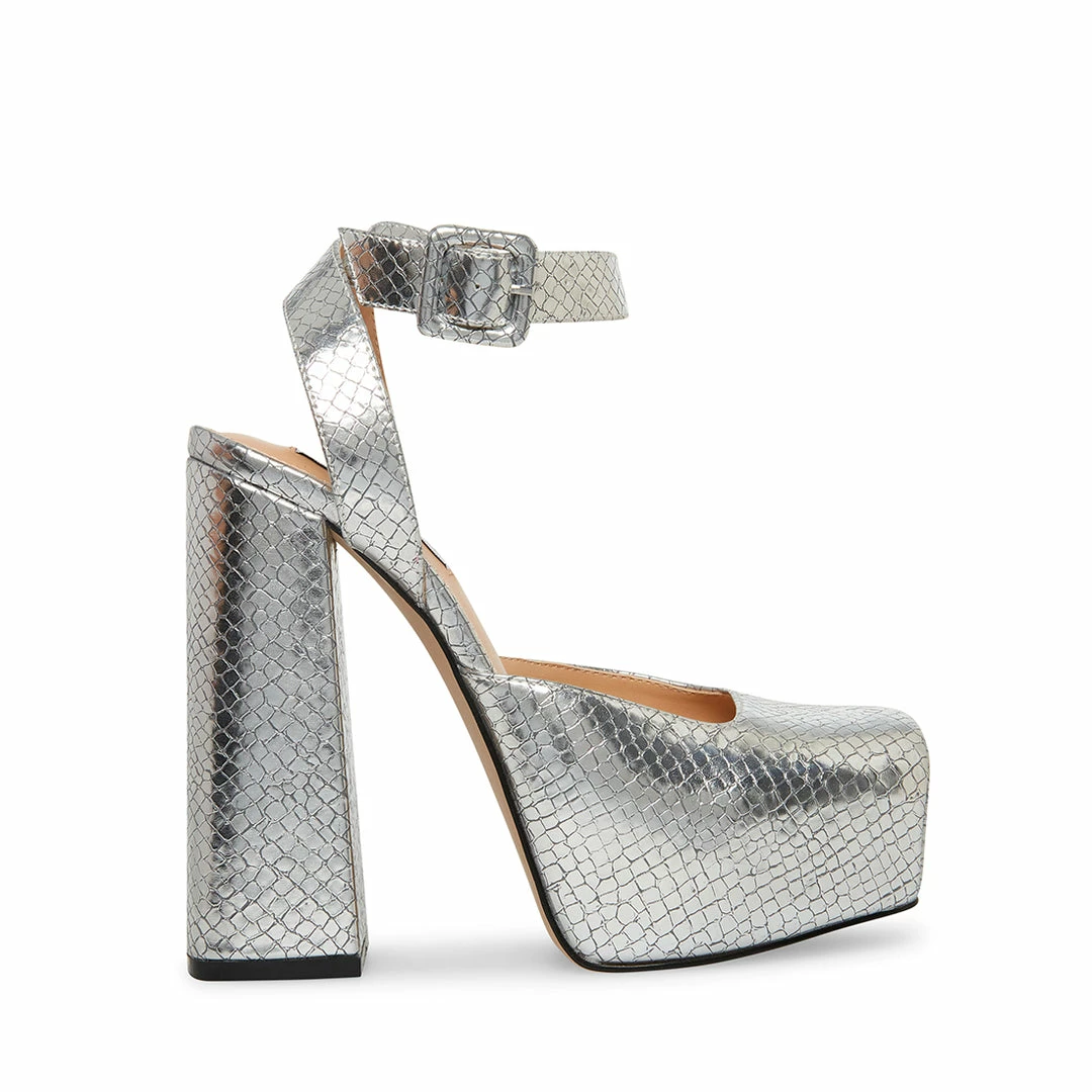 STEVEMADDEN MONICA SILVER SNAKE