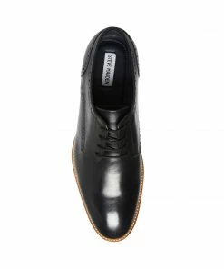 SteveMadden DERBYY BLACK LEATHER MEN'S