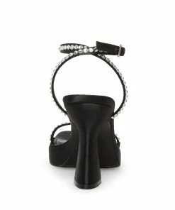SteveMadden NATALIE BLACK Rhinestones