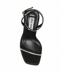 SteveMadden NATALIE BLACK Rhinestones