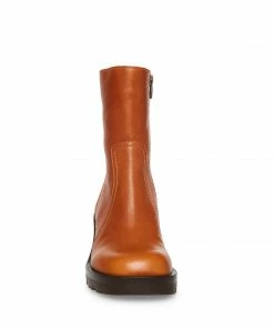 SteveMadden NAYA COGNAC LEATHER